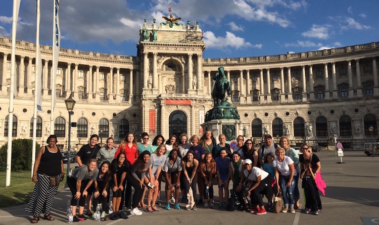 Mountain West All Star team & Austin Juniors - Vienna, Austria